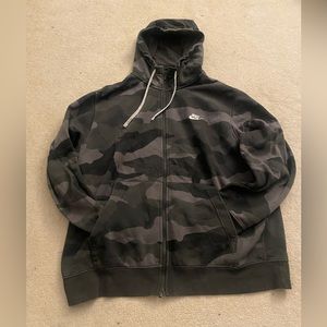Black Camo Nike Hoodie XL